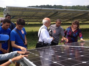 Camp participants during a field trip to a USDA facility in Beltsville, Maryland.