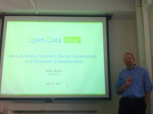 Presentation by Joel Gurin