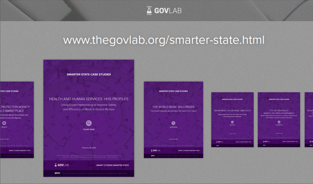 The smarter state case studies